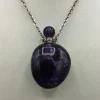 Pendentif fiole à parfum en améthyste