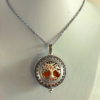 collier diffuseur huile essentielle "Arbre de vie"