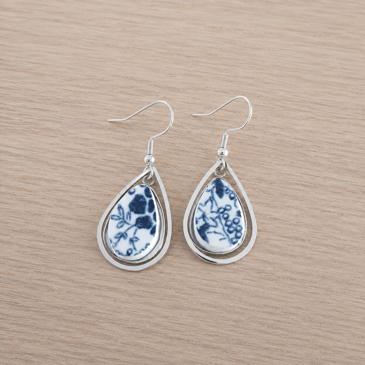 Boucles d'oreilles "chaîne de vie"