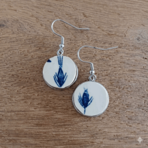 Boucles d'oreilles "réparation intérieure"