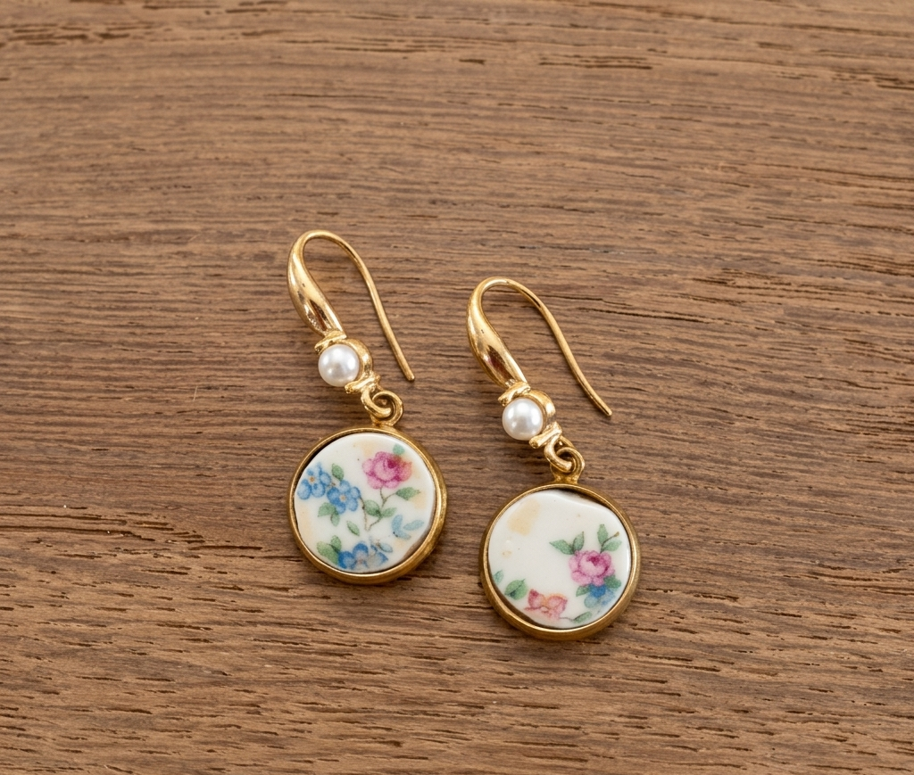 Boucles d'oreilles "Le jardin des ancêtres"
