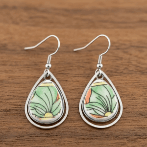 Boucles d'oreilles "morceaux d'histoire"