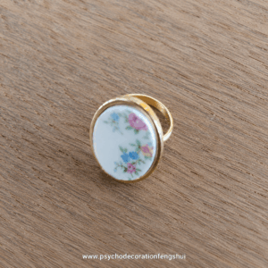 Bague "Mémoire de porcelaine"