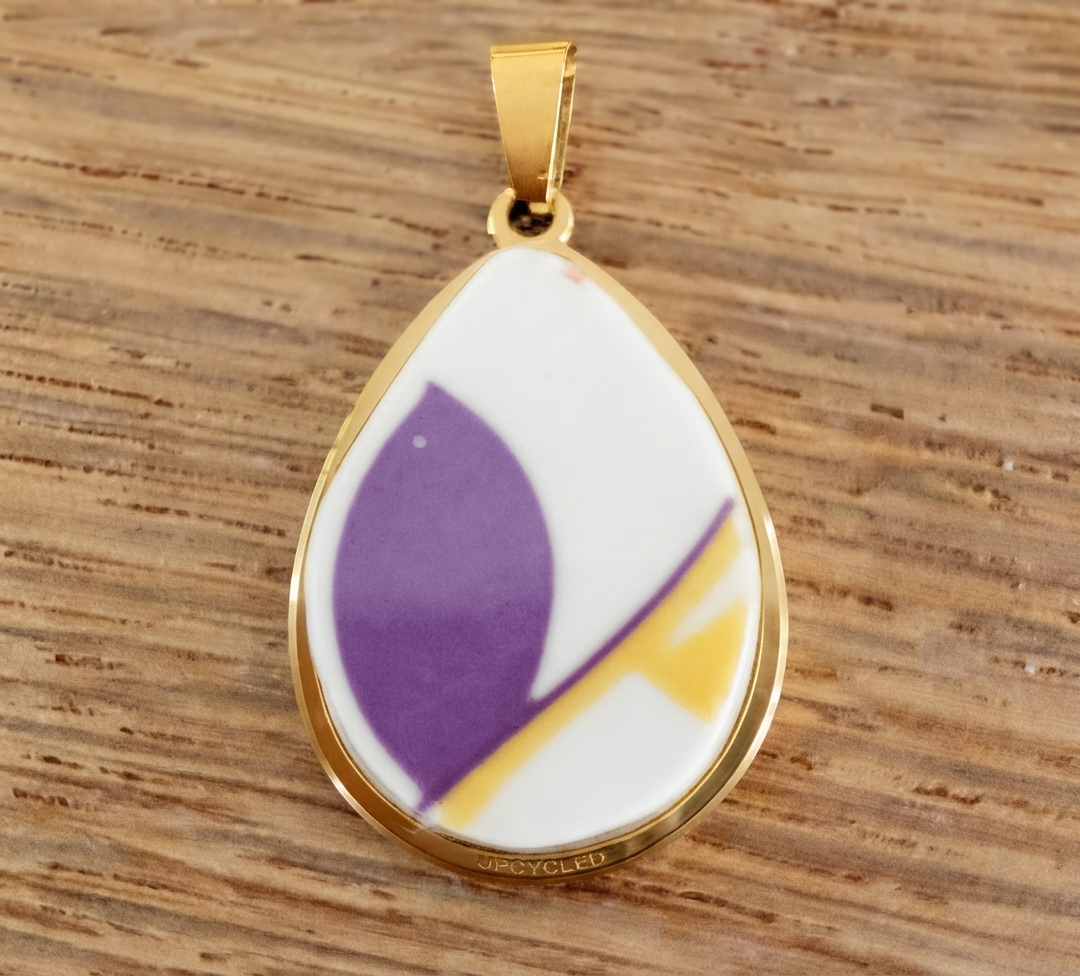 Pendentif "Prisme floral"